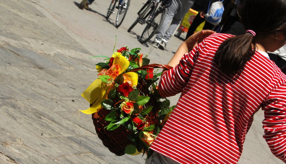Τα λουλούδια είναι αναπόσπαστο μέρος του Πάσχα στην Ελλάδα / Φωτογραφία: Eurokinissi-Θανάσης Καλλιάρας