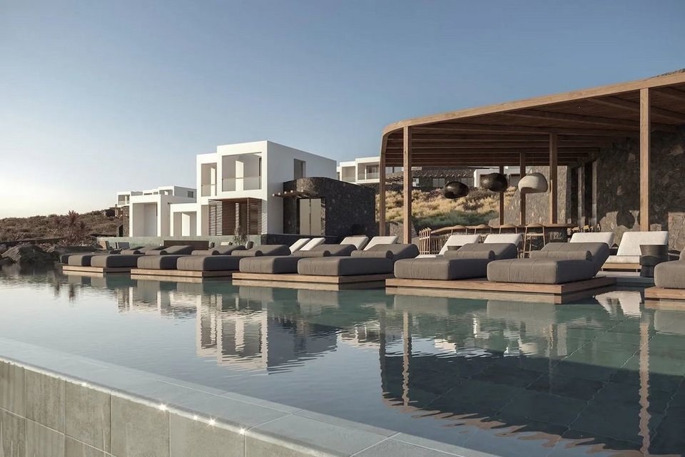 Magma Resort Santorini πισίνα