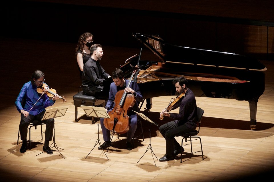 Συναυλία Καβάκου για τη Μαριούπολη στο μέγαρο Μουσικής -Φωτογραφία: ΓτΠ/Δημήτρης Παπαμήτσος