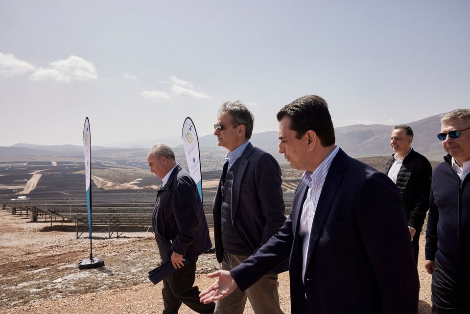 Ο Κυριάκος Μητσοτάκης στην Κοζάνη