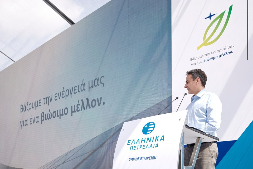 Ο Κυριάκος Μητσοτάκης στην Κοζάνη