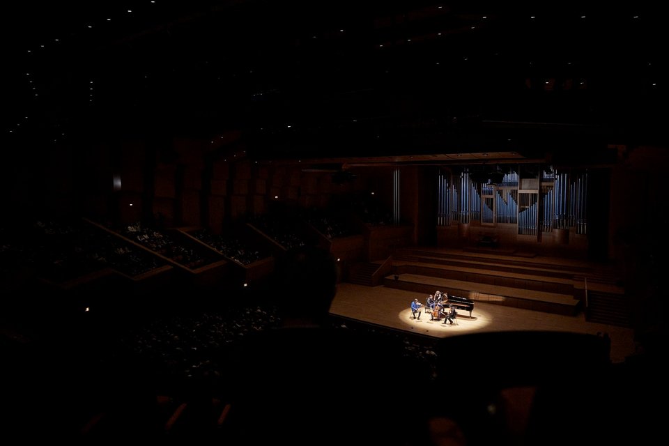 Συναυλία Καβάκου για τη Μαριούπολη στο μέγαρο Μουσικής -Φωτογραφία: ΓτΠ/Δημήτρης Παπαμήτσος