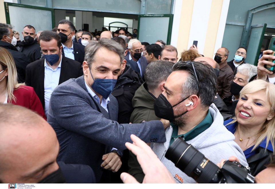 Ο Κυριάκος Μητσοτάκης στο προσυνέδριο της ΝΔ στη Νίκαια / Φωτογραφία: Intimenews/ΣΤΕΦΑΝΟΥ ΣΤΕΛΙΟΣ