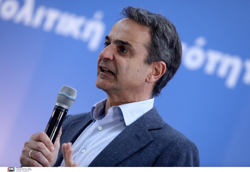 Ο Κυριάκος Μητσοτάκης στο προσυνέδριο της ΝΔ στη Νίκαια / Φωτογραφία: Intimenews/ΣΤΕΦΑΝΟΥ ΣΤΕΛΙΟΣ