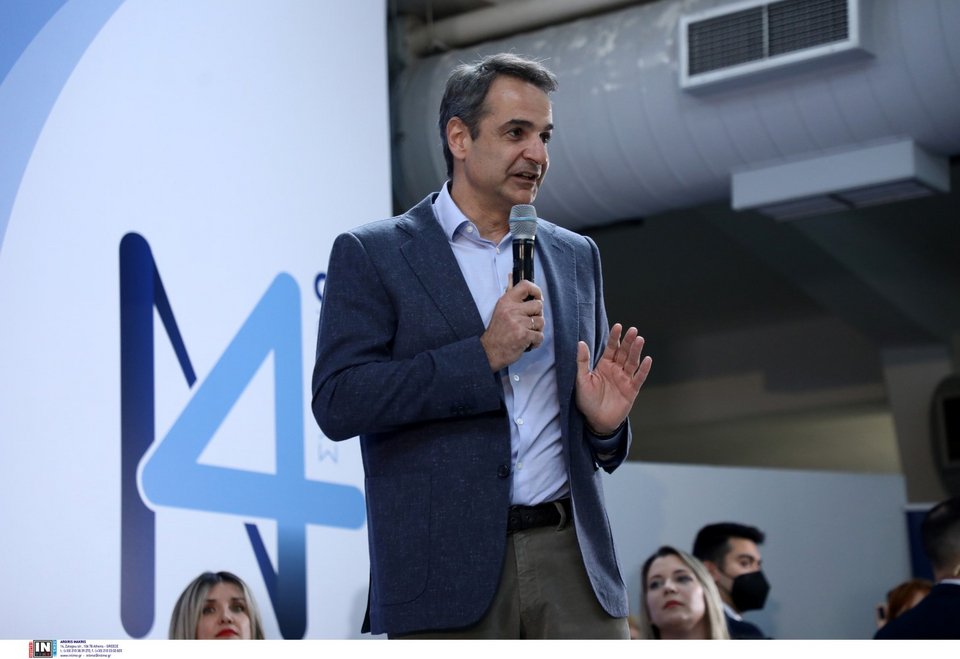 Ο Κυριάκος Μητσοτάκης στο προσυνέδριο της ΝΔ στη Νίκαια / Φωτογραφία: Intimenews/ΣΤΕΦΑΝΟΥ ΣΤΕΛΙΟΣ