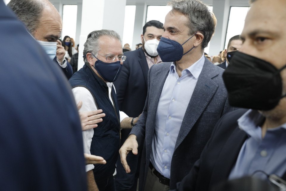 Ο Κυριάκος Μητσοτάκης στην Τρίτη Προσυνεδριακή Συζήτηση στη Νίκαια για το 14ο Συνέδριο της ΝΔ / Φωτογραφία: EUROKINISSI / ΓΙΩΡΓΟΣ ΚΟΝΤΑΡΙΝΗΣ