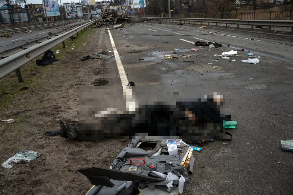 تراجع الروس والشوارع في بوسا - أوكرانيا: تراجع الروس والشوارع في بوسا مليئة بالجثث [صور صادمة]