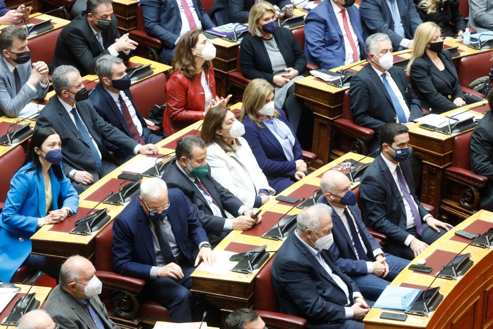Νάντια Γιαννακοπούλου στη Βουλή