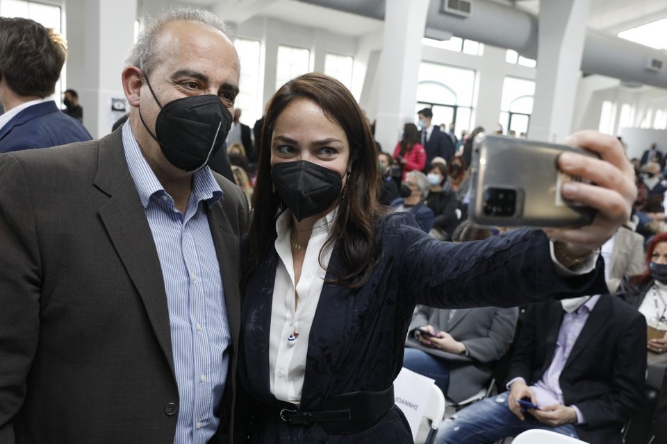 Τρίτη Προσυνεδριακή Συζήτηση στη Νίκαια για το 14ο Συνέδριο της ΝΔ / Φωτογραφία: EUROKINISSI / ΓΙΩΡΓΟΣ ΚΟΝΤΑΡΙΝΗΣ