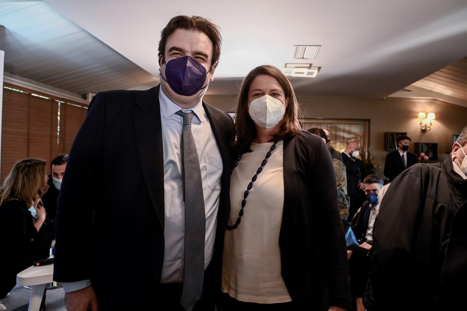 Κυριάκος Πιερρακάκης και Νίκη Κεραμέως / Φωτογραφία: Eurokinissi/ΚΑΡΑΓΙΑΝΝΗΣ ΜΙΧΑΛΗΣ