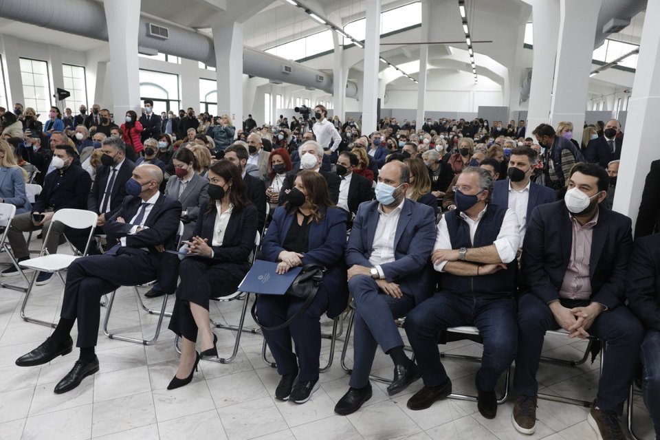 Τρίτη Προσυνεδριακή Συζήτηση στη Νίκαια για το 14ο Συνέδριο της ΝΔ / Φωτογραφία: EUROKINISSI / ΓΙΩΡΓΟΣ ΚΟΝΤΑΡΙΝΗΣ