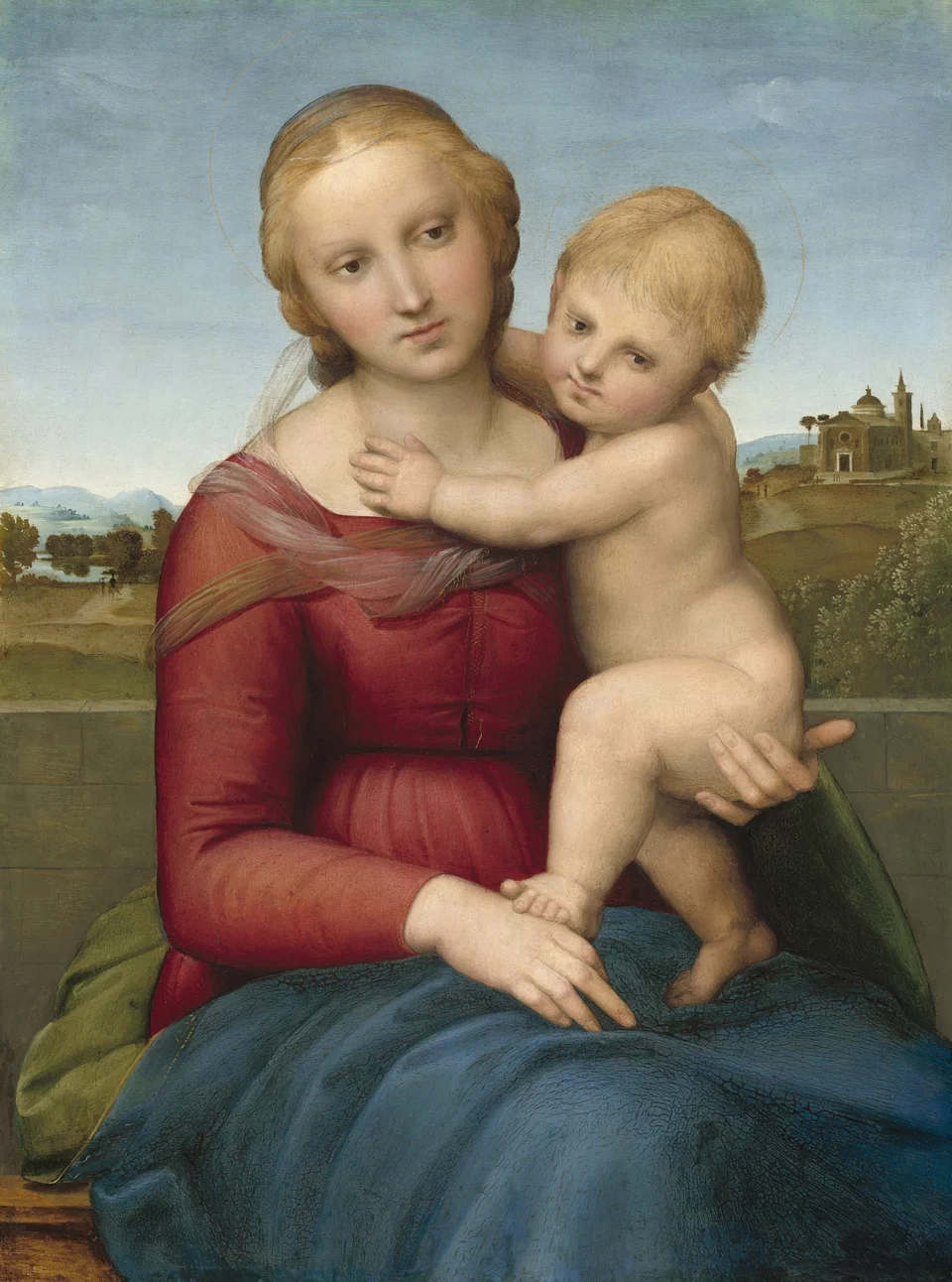 Ο Ραφαήλ ζωγράφισε αυτό τον κλασικό αναγεννησιακό πίνακα Madonna and Child στη Φλωρεντία