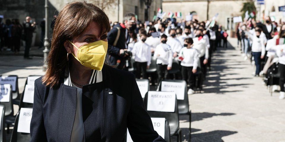 Η Κατερίνα Σακελλαροπούλου στα ελληνόφωνα χωριά της Απουλίας