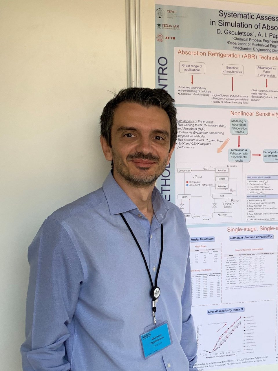 O Ερευνητής Β' του ΕΚΕΤΑ Δρ Αθανάσιος Παπαδόπουλος