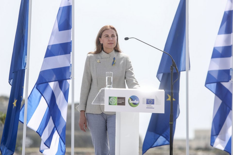 Η Επίτροπος Ενέργειας της ΕΕ, Κάντρι Σίμσον / Φωτογραφία: Eurokinissi