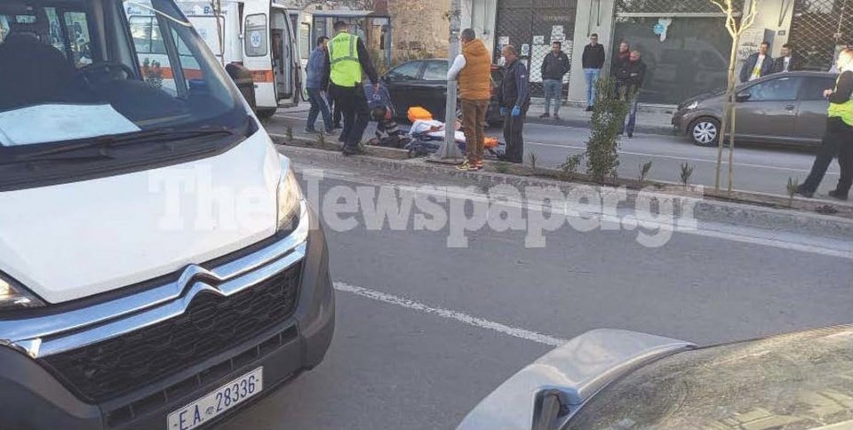 Τροχαίο δυστύχημα στο Βόλο / thenewspaper.gr
