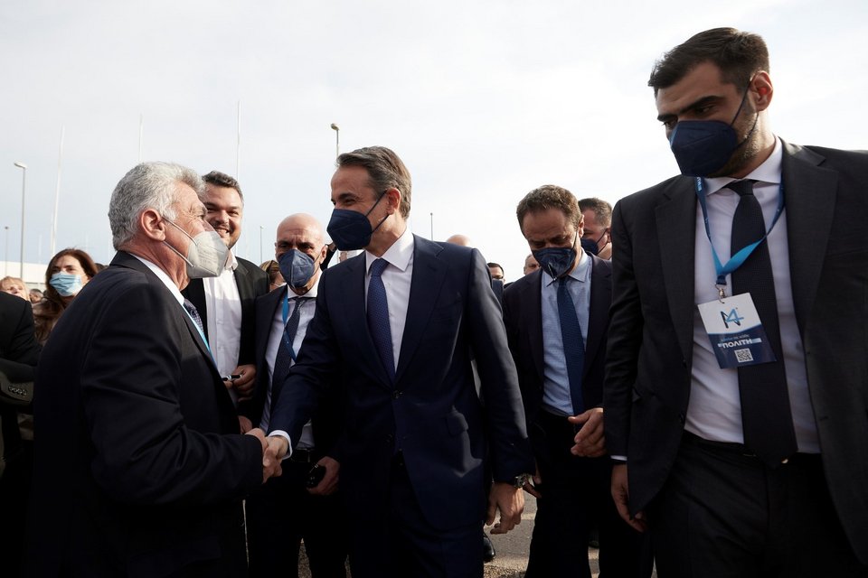 Ο Κυριάκος Μητσοτάκης στο Συνέδριο της ΝΔ