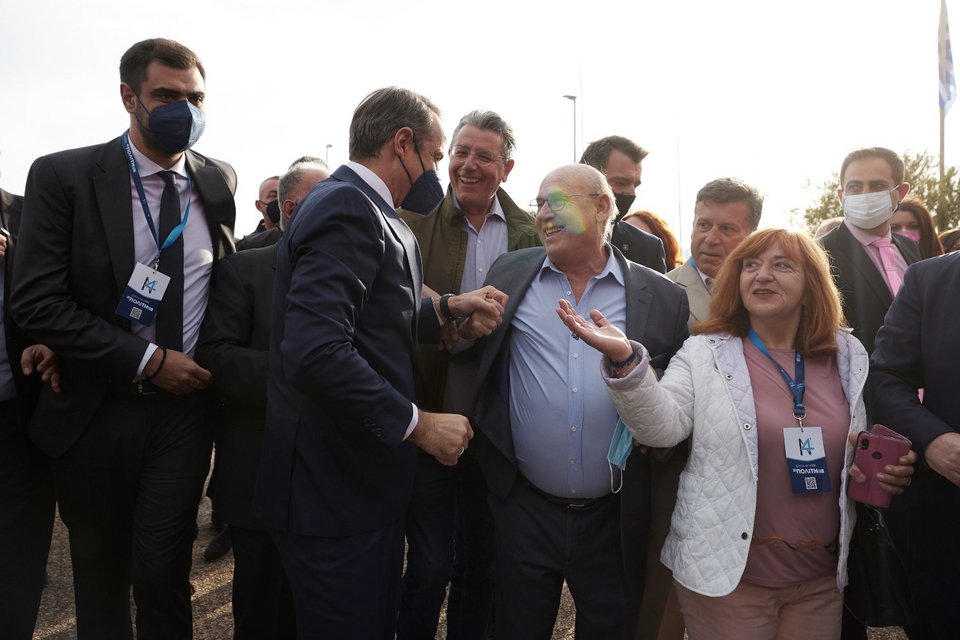 Ο Κυριάκος Μητσοτάκης στο Συνέδριο της ΝΔ