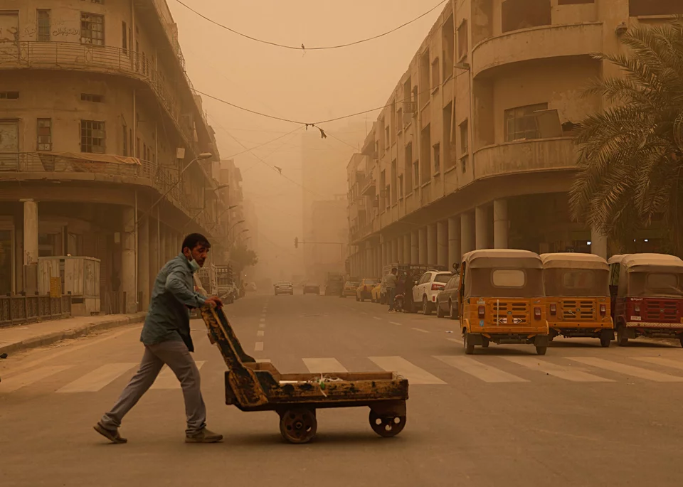 Αμμοθύελλα στο Ιράκ / Φωτογραφία: ΑΡ