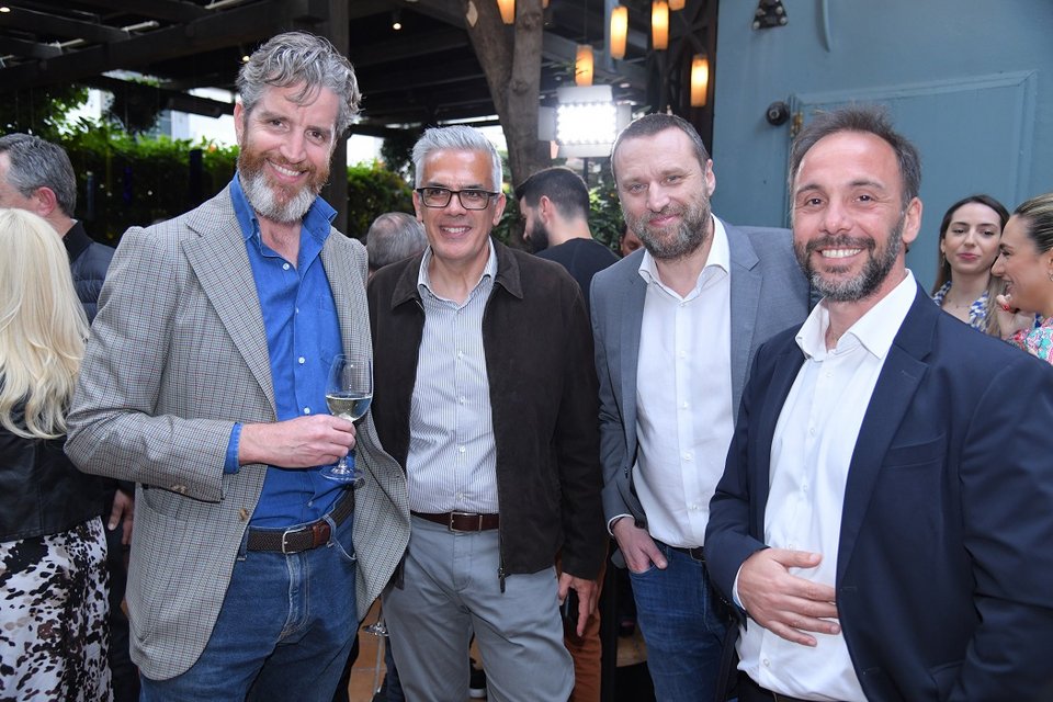  Κίμων Φραγκάκης, Στέλιος Σοφιανός, Γιάννης Ρόκκας, Κωστής Πάικος 