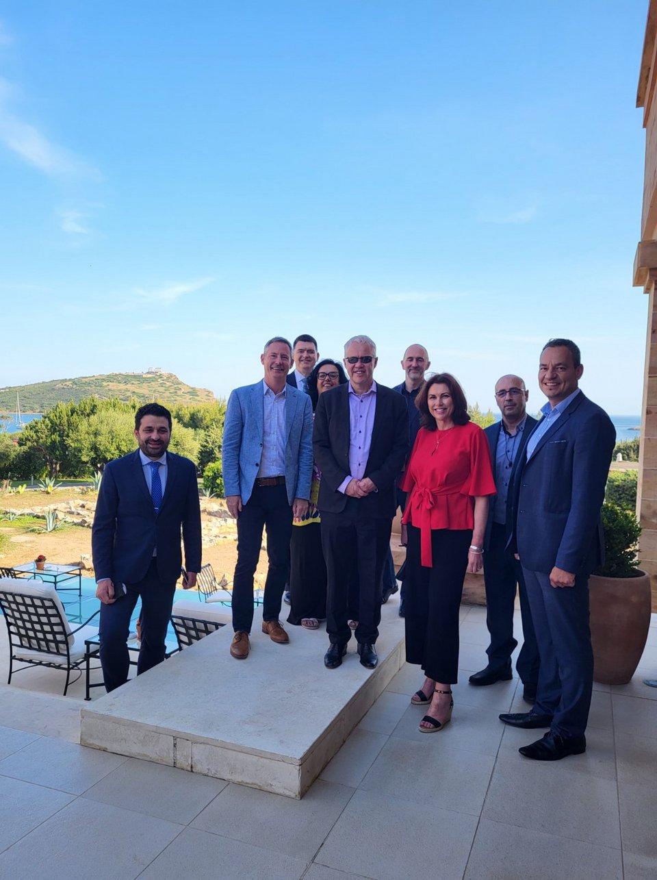 Oι επικεφαλής της TUI με στελέχη της Grecotel