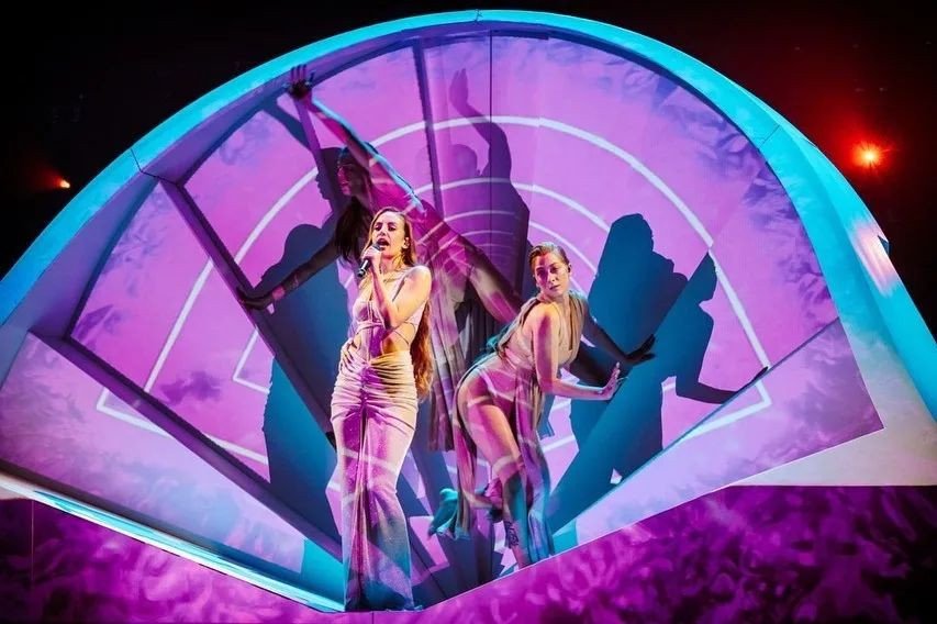 H Ανδρομάχη στη σκηνή της Eurovision 2022