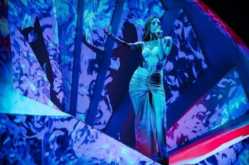 H Ανδρομάχη στη σκηνή της Eurovision 2022
