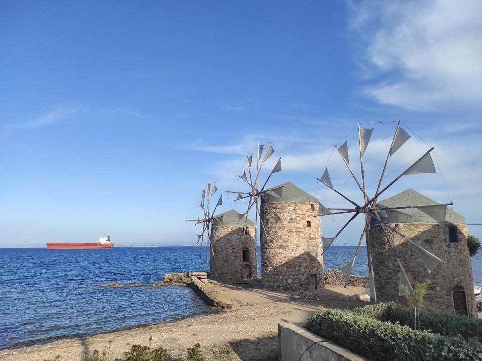 Καραμπέτη- λεμπεσόπουλος Χίος ανεμόμυλοι