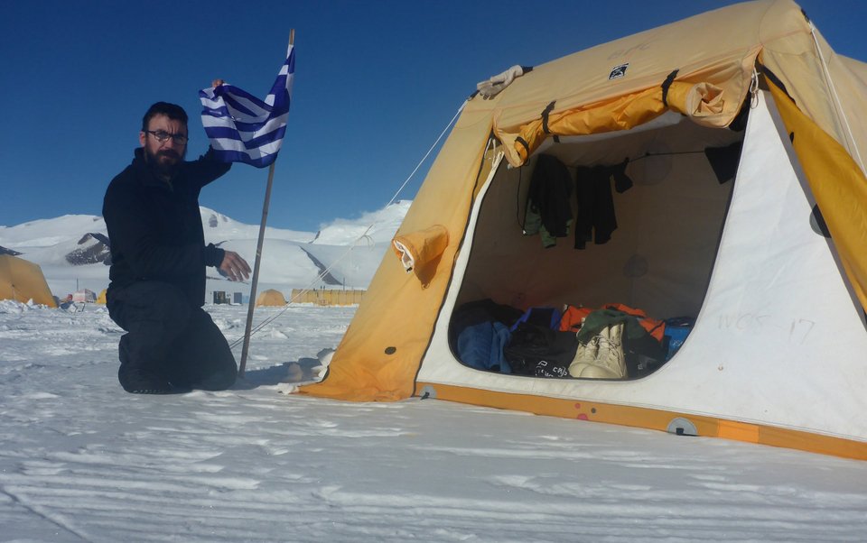 Ο Ιωάννης Μπαζιώτης στην αποστολή της NASA στην Ανταρκτική