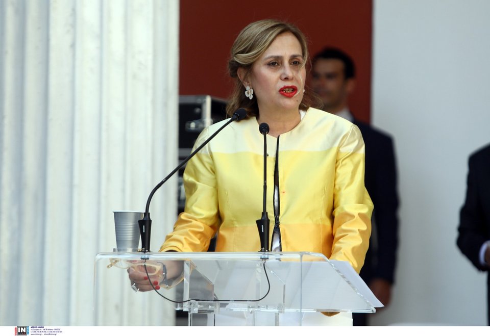 Η πρόεδρος της ΕΣΗΕΑ, Μαρία Αντωνιάδου / Φωτογραφία: Intimenews/ΣΤΕΦΑΝΟΥ ΣΤΕΛΙΟΣ