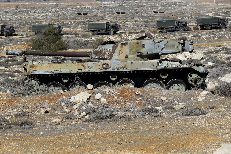 Βρετανική στρατιωτική βάση στη Νοτιοανατολική Κύπρο/ Φωτογραφία: AP/ Petros Karadjias