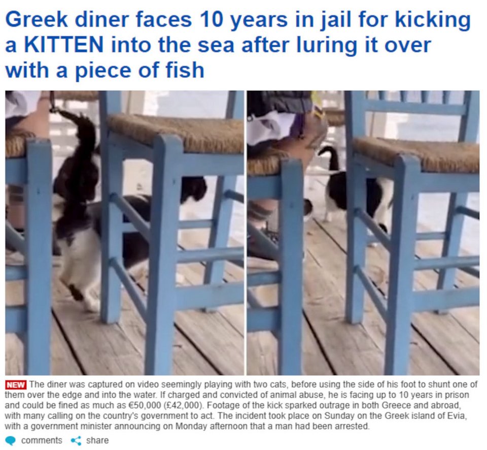 Το δημοσίευμα της «Daily Mail»