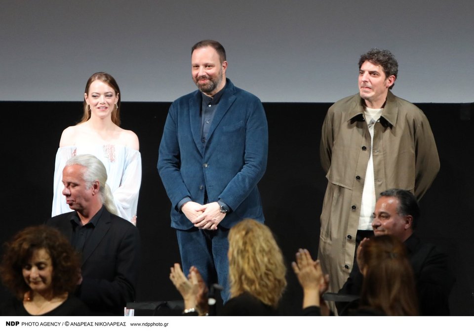  Η Έμμα Στόουν, ο Γιώργος Λάνθιμος και ο Νταμιάν Μπονάρ στην παγκόσμια πρεμιέρα της ταινίας «Βληχή»  