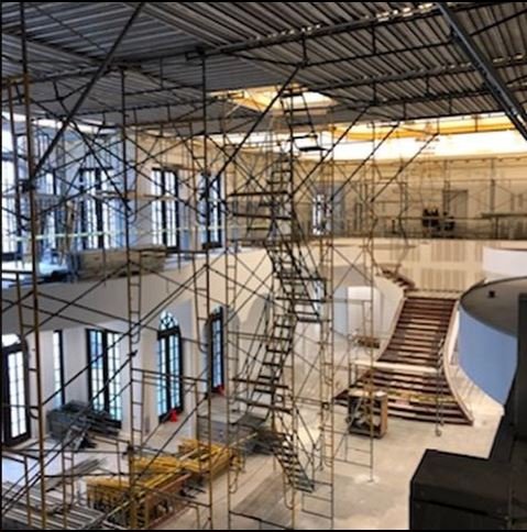 Άποψη της έπαυλης που ετοιμάζεται