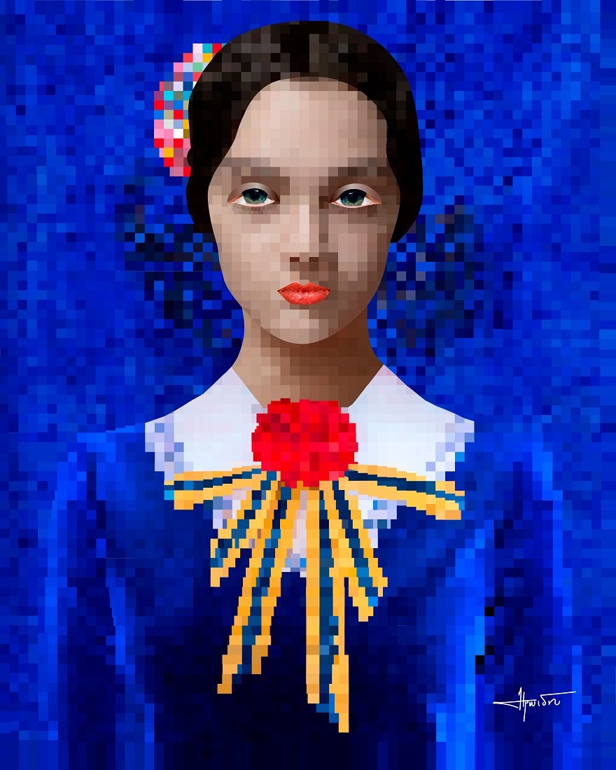 Έργο της Αντωνίας Ηρωίδου για την έκθεση «Digital Art, A New World»