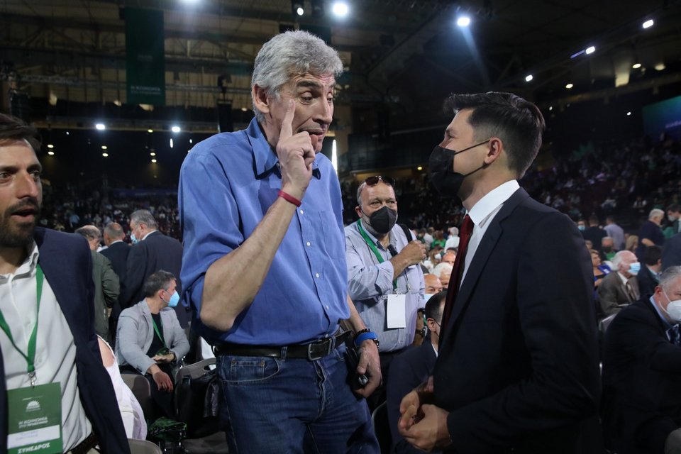 Ο Βαγγέλης Τσόγκας, ο Παναγιώτης Φασούλας και ο Παύλος Χρηστίδης / Φωτογραφία: ΜΙΧΑΛΗΣ ΚΑΡΑΓΙΑΝΝΗΣ/EUROKINISSI