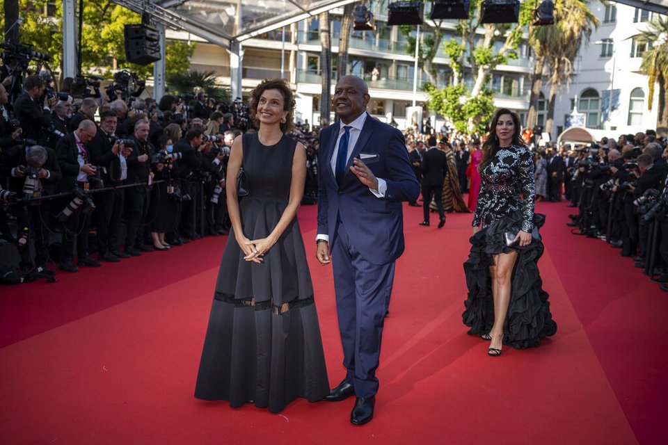 Audrey Azoulay και Forest Whitaker