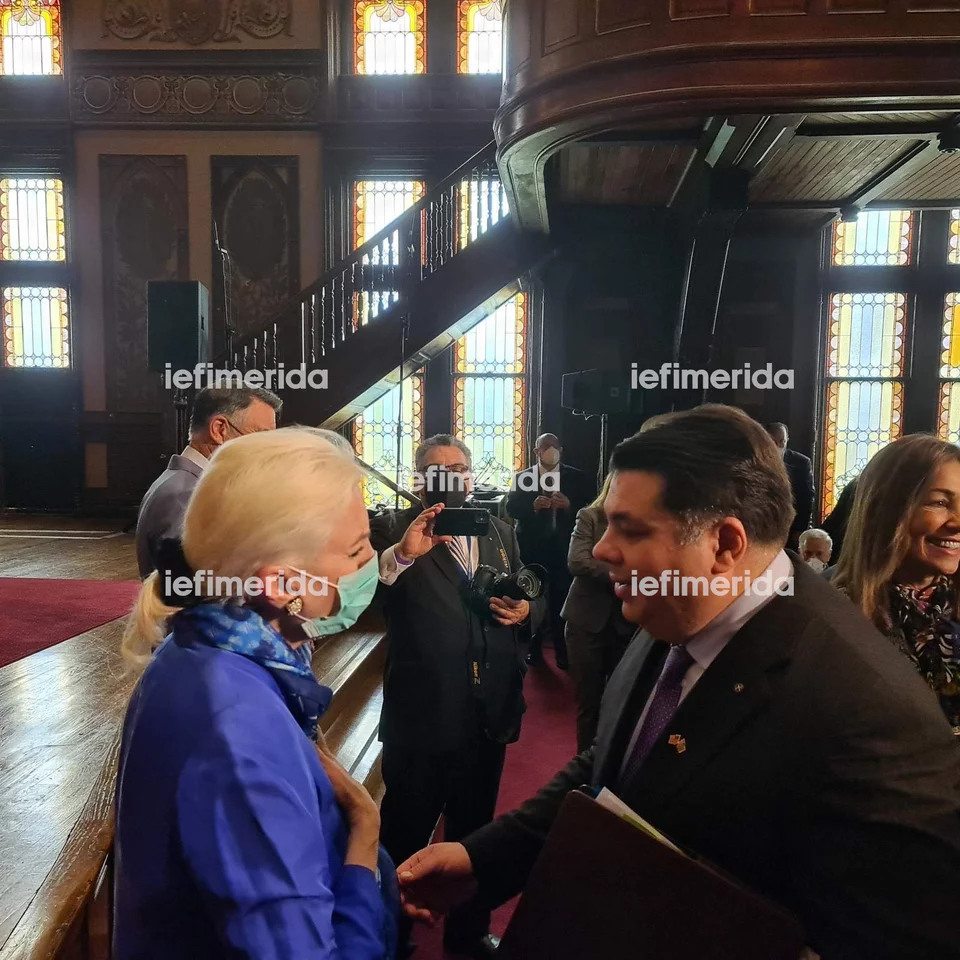 Ο αμερικανός πρέσβης στην Ελλάδα Τζωρτζ Τσούνης στο Georgetown University -Φωτογραφία: iefimerida.gr