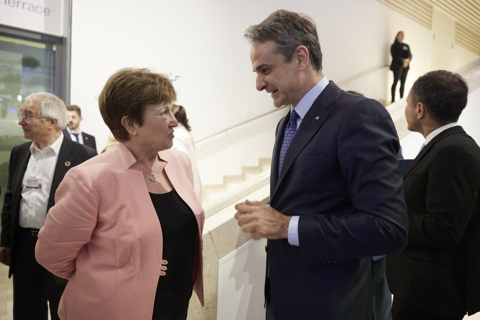 Ο Κυριάκος Μητσοτάκης στο Νταβός για το Παγκόσμιο Οικονομικό Φόρουμ / Φωτογραφία: ΓτΠ / ΠΑΠΑΜΗΤΣΟΣ ΔΗΜΗΤΡΗΣ