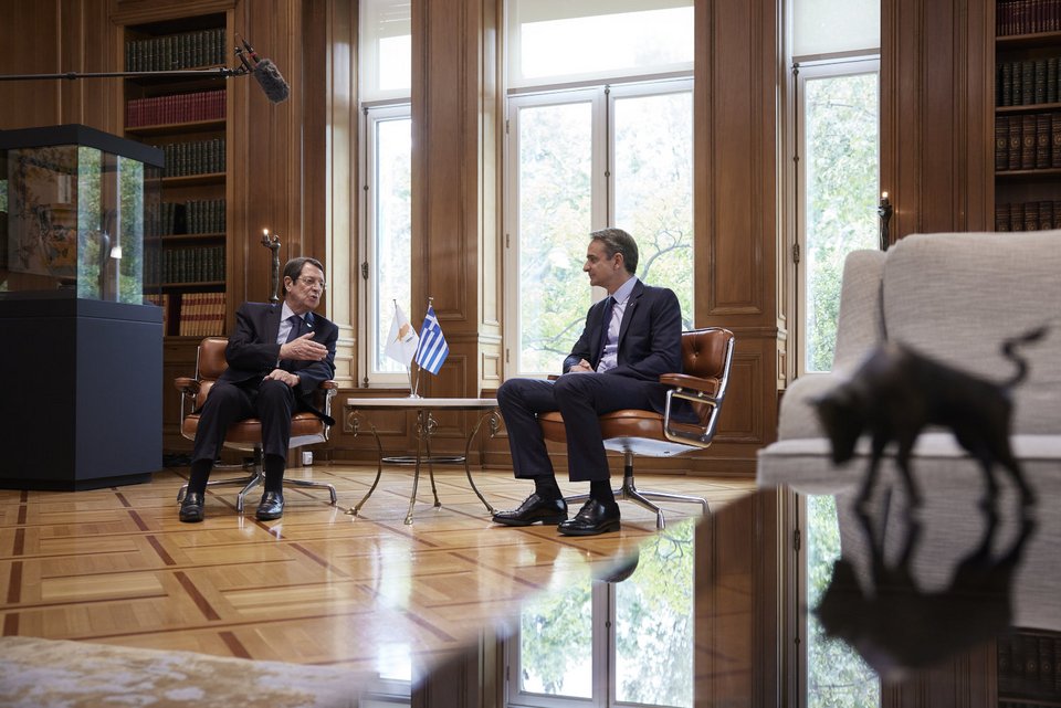 Κυριάκος Μητσοτάκης, Νίκος Αναστασιάδης