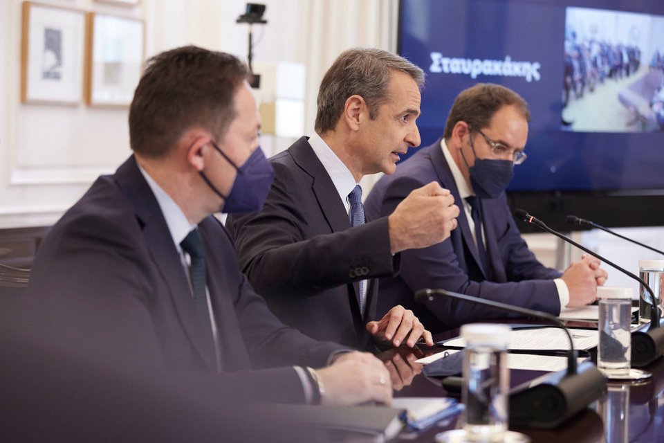 Συνάντηση Κυριάκου Μητσοτάκη με δημάρχους