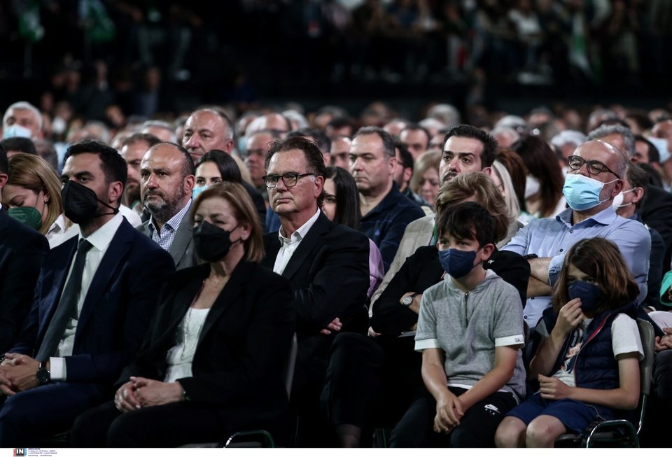 Ο Νίκος Παπανδρέου στο Συνέδριο του ΠΑΣΟΚ / Φωτογραφία: Intimenews