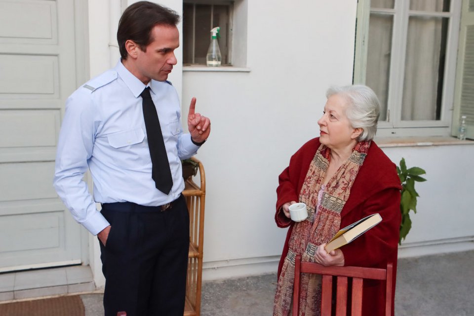 Ο Νίκος Πουρσανίδης με την Ελένη Γερασιμίδου