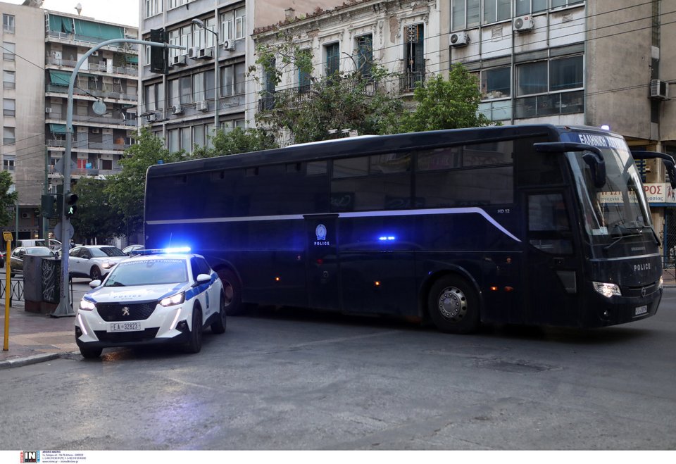 Αστυνομική επιχείρηση στην Ομόνοια / Φωτογραφία: INTIME