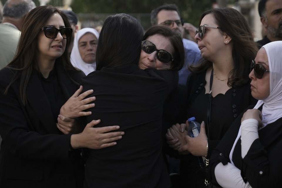 Στιγμιότυπο από τη χθεσινή τελετή στη Ραμάλα/ Φωτογραφία: AP/ Mahmoud Illean