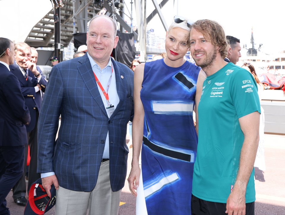Πριγκίπισσα Σαρλίν και Sebastian Vettel