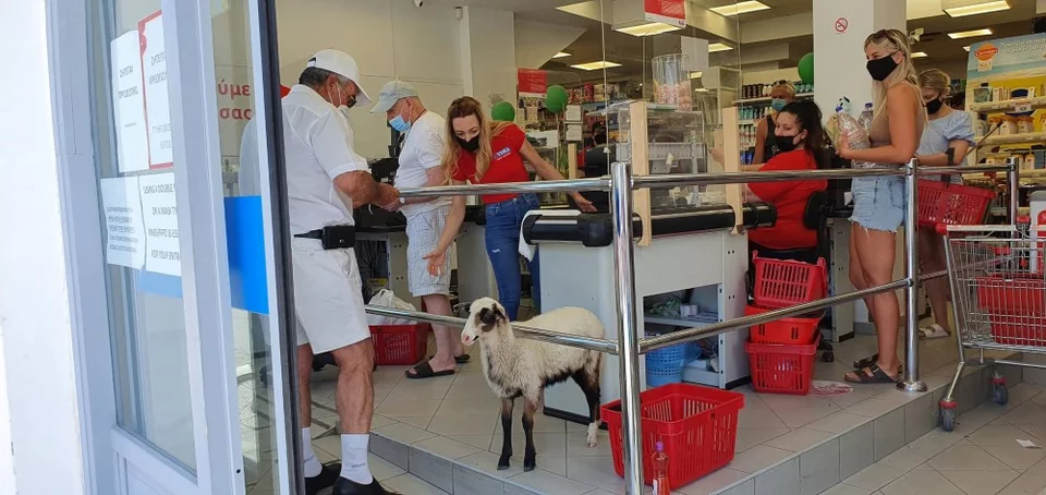Στο... σούπερ μάρκετ / Φωτογραφία: iefimerida.gr