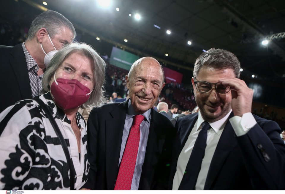 Κώστας Σημίτης, Δάφνη Σημίτη και Νίκος Ανδρουλάκης -Φωτογραφία: Intimenews