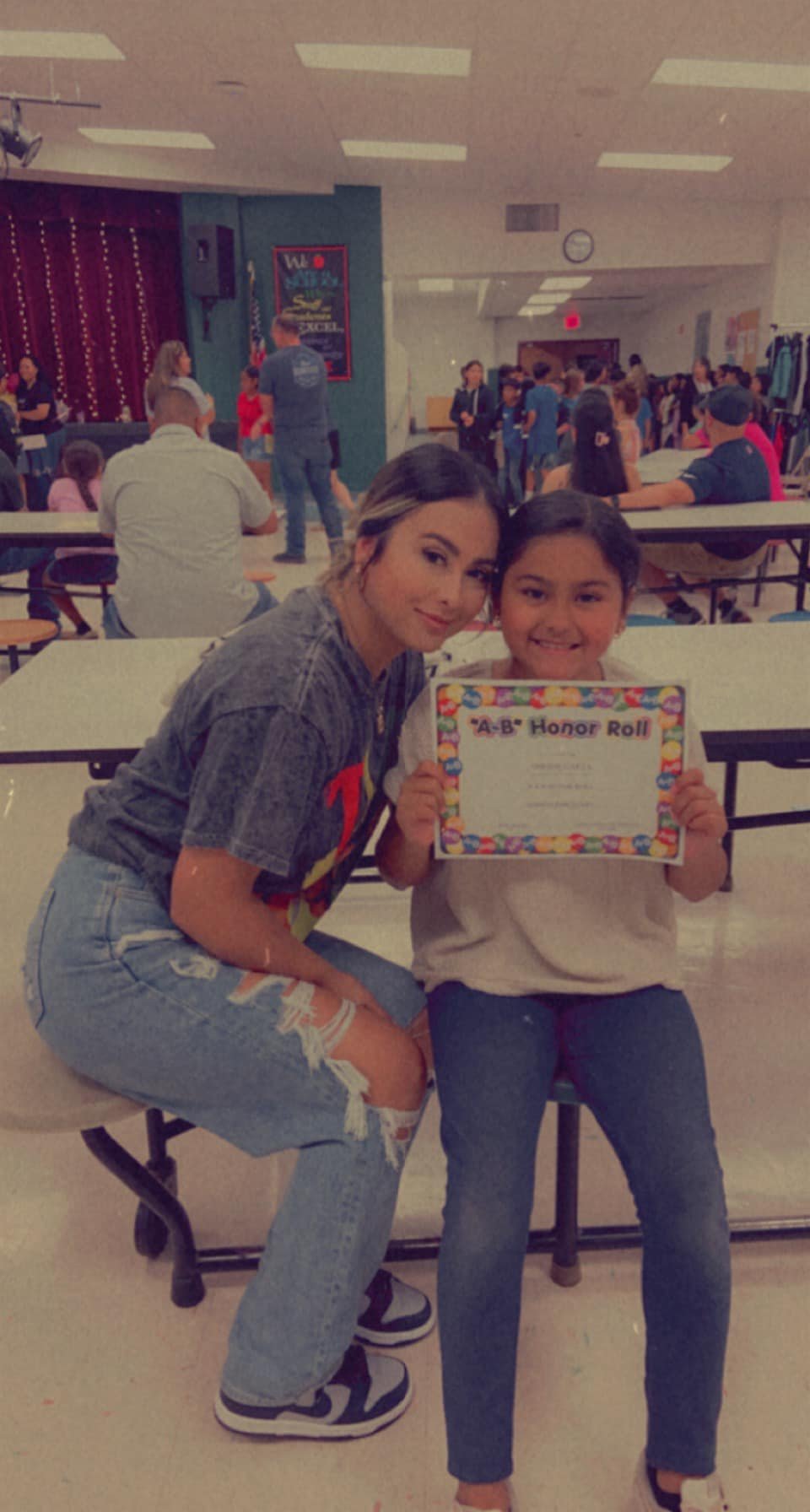 Η Αμερί με την μητέρα της Κίμπερλι