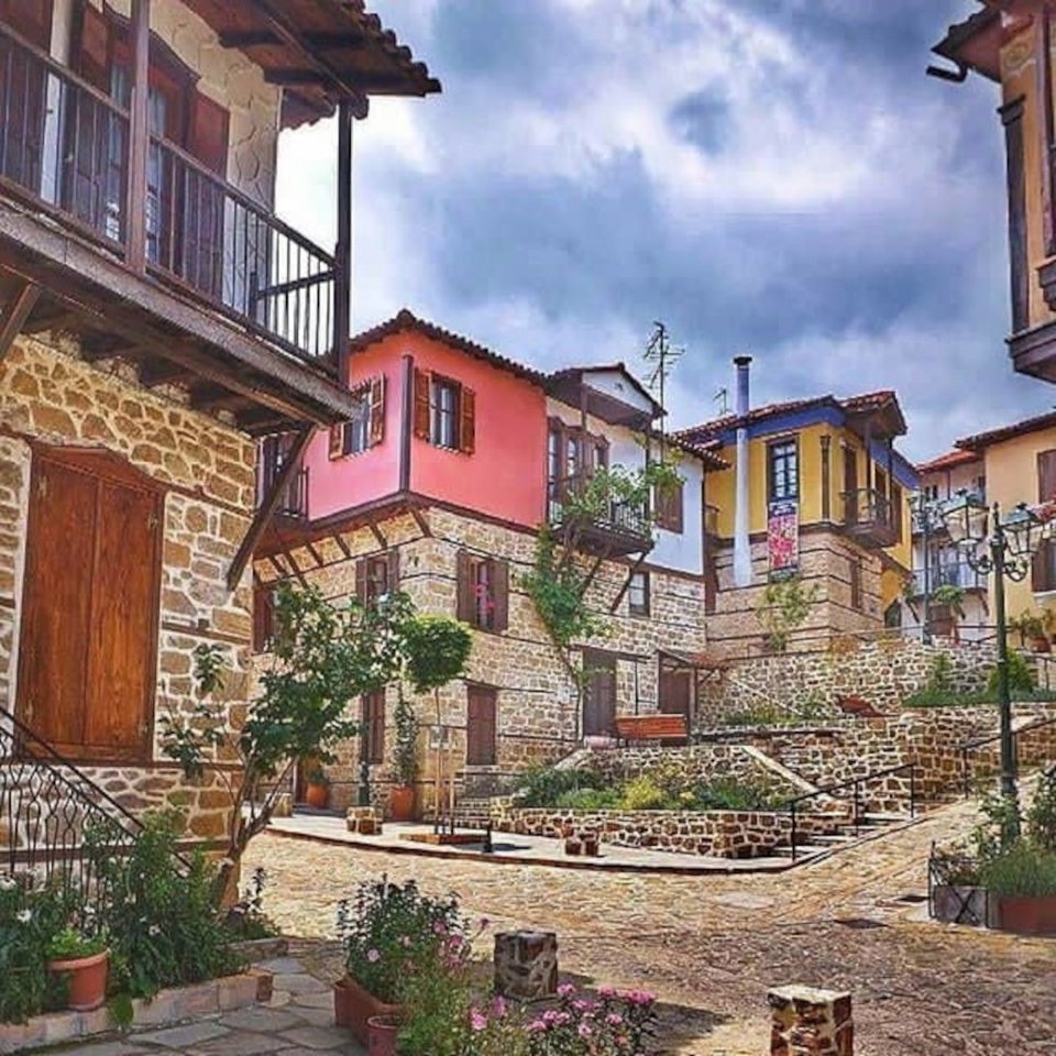 Το χωριό Αρναία στη Χαλκιδική / Φωτογραφία: Δήμος Αριστοτέλη